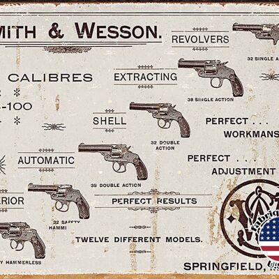 S&w revolvers plaque us