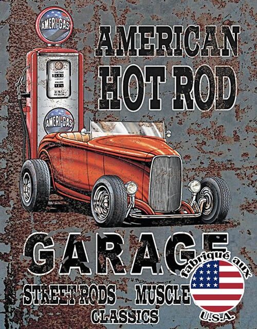 Legends american hot rod plaque us