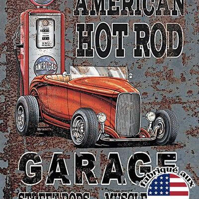 Legends american hot rod plaque us