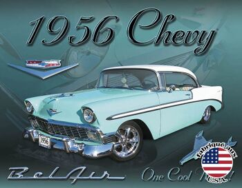 Plaques Décoratives Chevy 1956 bel air plaque us