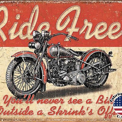 Ride free plaque us
