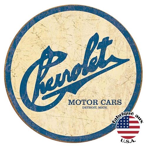 Chevy historic logo plaque us