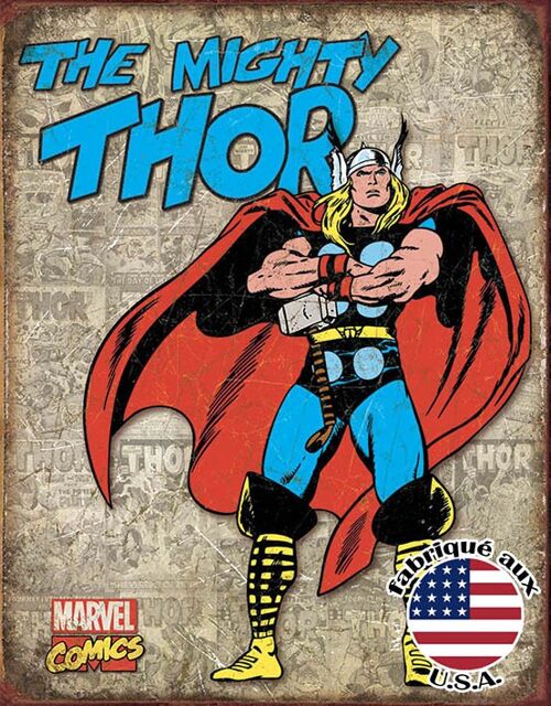 Thor retro cover panels plaque us