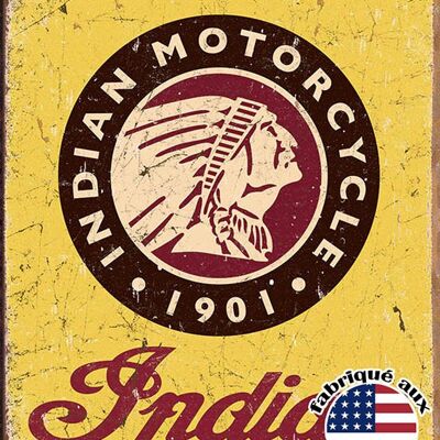 Indian motorcycles since 1901 plaque us
