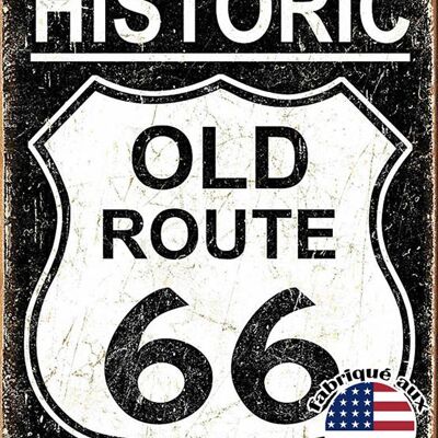 Old route 66 plaque us