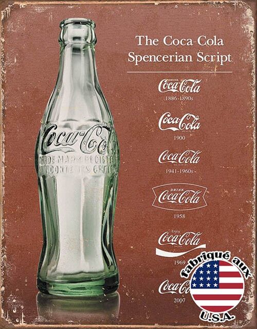 Coke script heritage plaque us