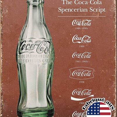 Coke script heritage plaque us