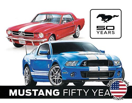 Plaques Décoratives Ford mustang 50th