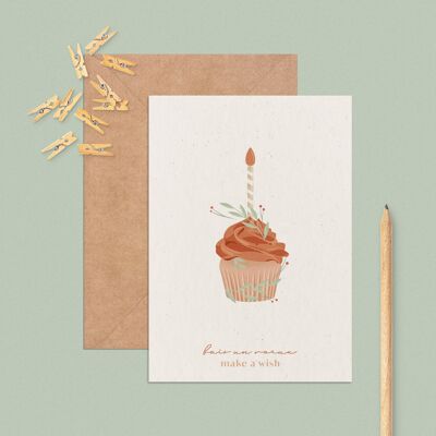 Happy Birthday • Carte d'anniversaire A6