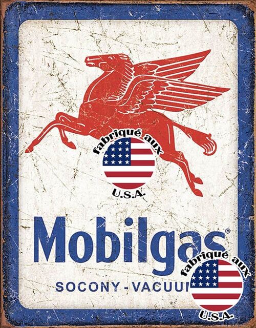 Plaques Décoratives Mobilgas pegasus plaque us