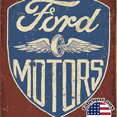 Placas Decorativas Ford motores desde 1903 placa us