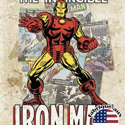 Iron man cover splash plaque us