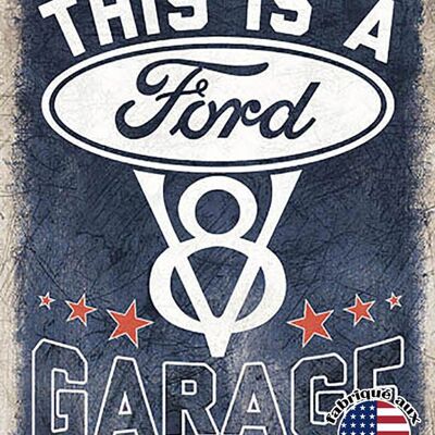 Ford garage plaque us