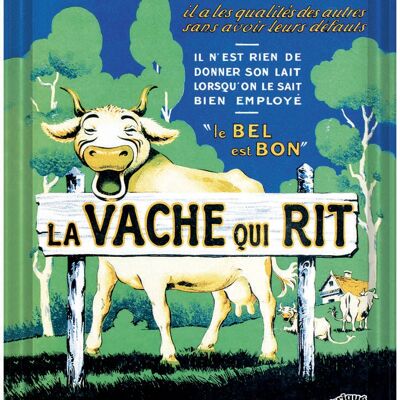 VACHE QUI RIT MODERNE 15x21 METAL