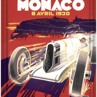 Dekorative Teller Monaco 1930 Falcucci 15x21 Metall