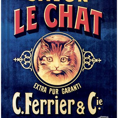 SAVON LE CHAT Tête 15X21