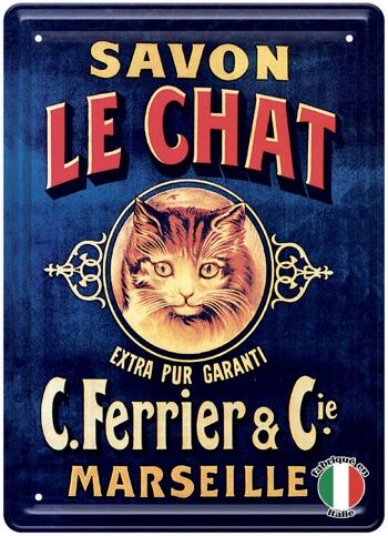 SAVON LE CHAT Tête 15X21