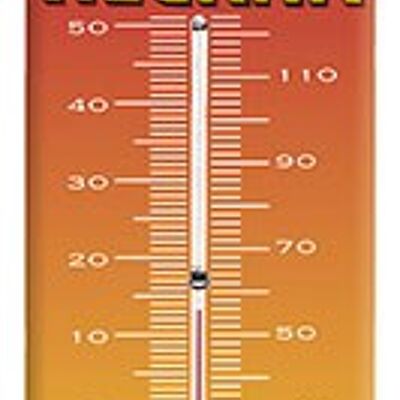 Vintage RUM NEGRITA Thermometer - Dorfinant THERMO SMALL MODEL