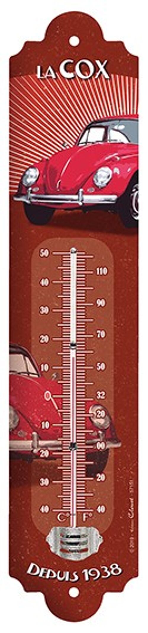 Thermomètre Vintage Wolkswagen coccinelle thermo petit modele