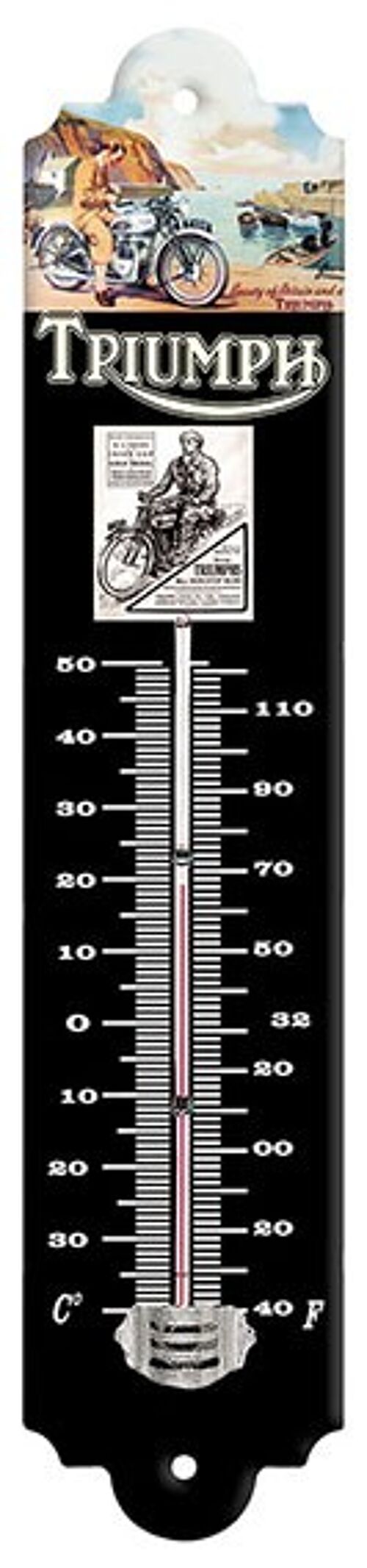Thermomètre Vintage Triumph thermo petit modele