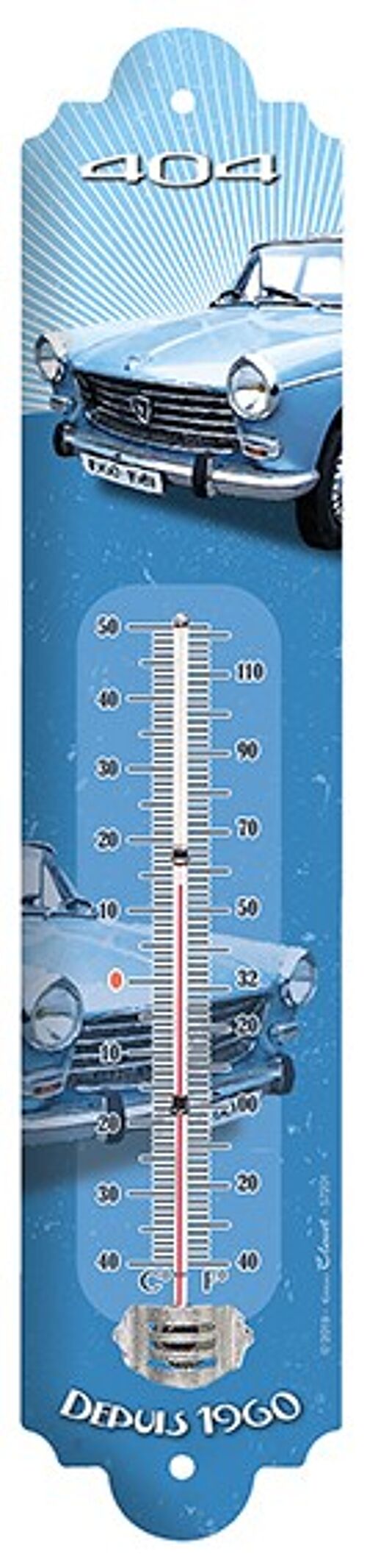 Thermomètre Vintage 404 peugeot thermometre
