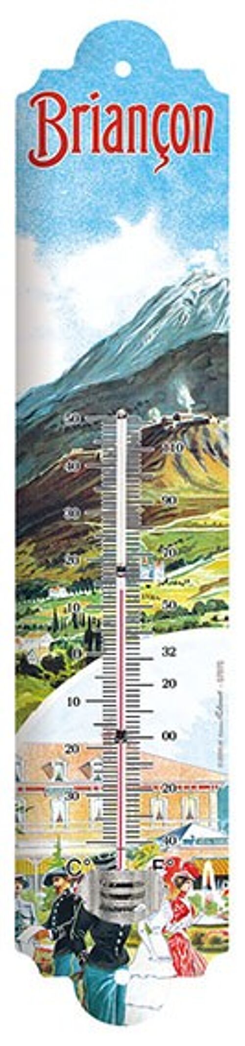 Thermomètre Vintage BRIANCON Trinquier THERMOMETRE