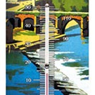 Vintage-Thermometer. Spezifisches ALBI-Thermometer