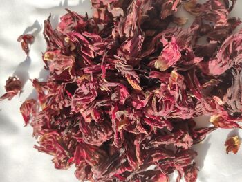 Fleurs d'hibiscus séchée rouge Bio 100g 3