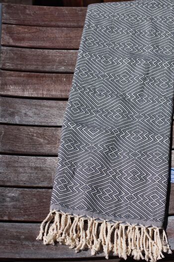 Lot de 10 serviettes bien-être "Artemis Towel" | aussi comme écharpe, étole et pour le noble SPA | véritable savoir-faire, design passionnant 5