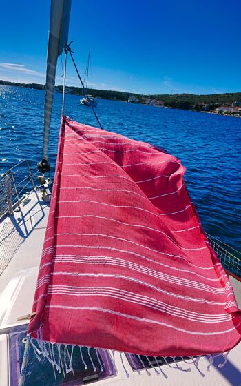Lot de 20 serviettes Hamam "Classic Towels" | comme serviette de bain et de plage pour le sport et les voyages | coloré, classique, intemporel 9