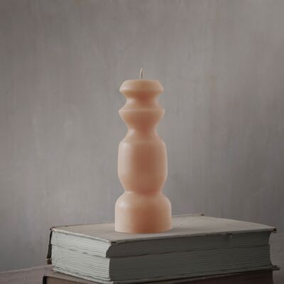 Beeswax candle "Aatos" carnation