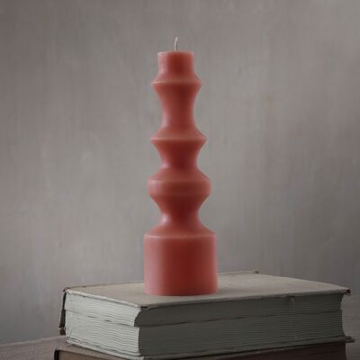 Beeswax candle "Aina" rosehip