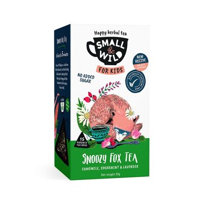 Snoozy Fox Herbal Tea camomilla e menta verde
