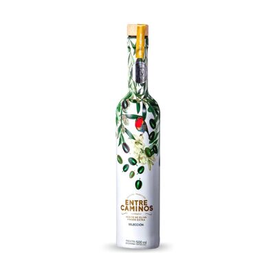 Organic extra virgin olive oil "Selección" 100% Hojiblanca - Entre Caminos