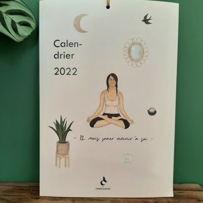 Calendario da parete Yoga 2022