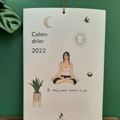 Calendario de pared Yoga 2022