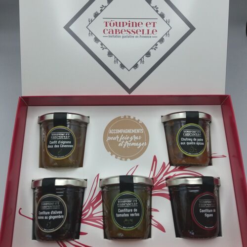 Coffret accompagnements pour foie gras et fromages