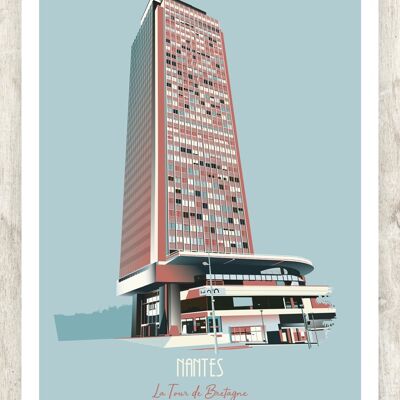 Nantes / Der Turm der Bretagne