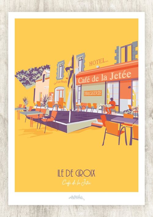 Groix / Café de la Jetée
