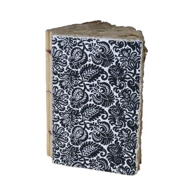 A5 damask parchment notebook