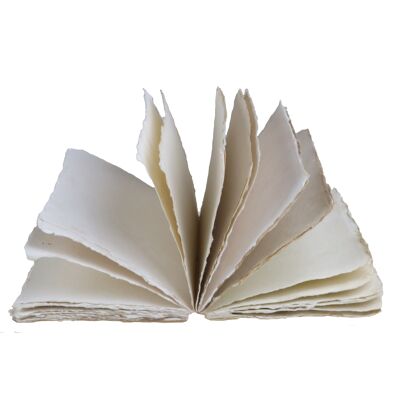 A6 plain parchment notebook