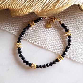 Bracelet tourmaline noire - paola 2