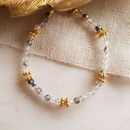 Bracelet quartz tourmaline - paola