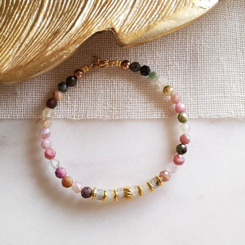 Bracelet tourmaline, labradorite - donia