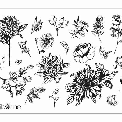 Tatouage éphémère : Mini Floral