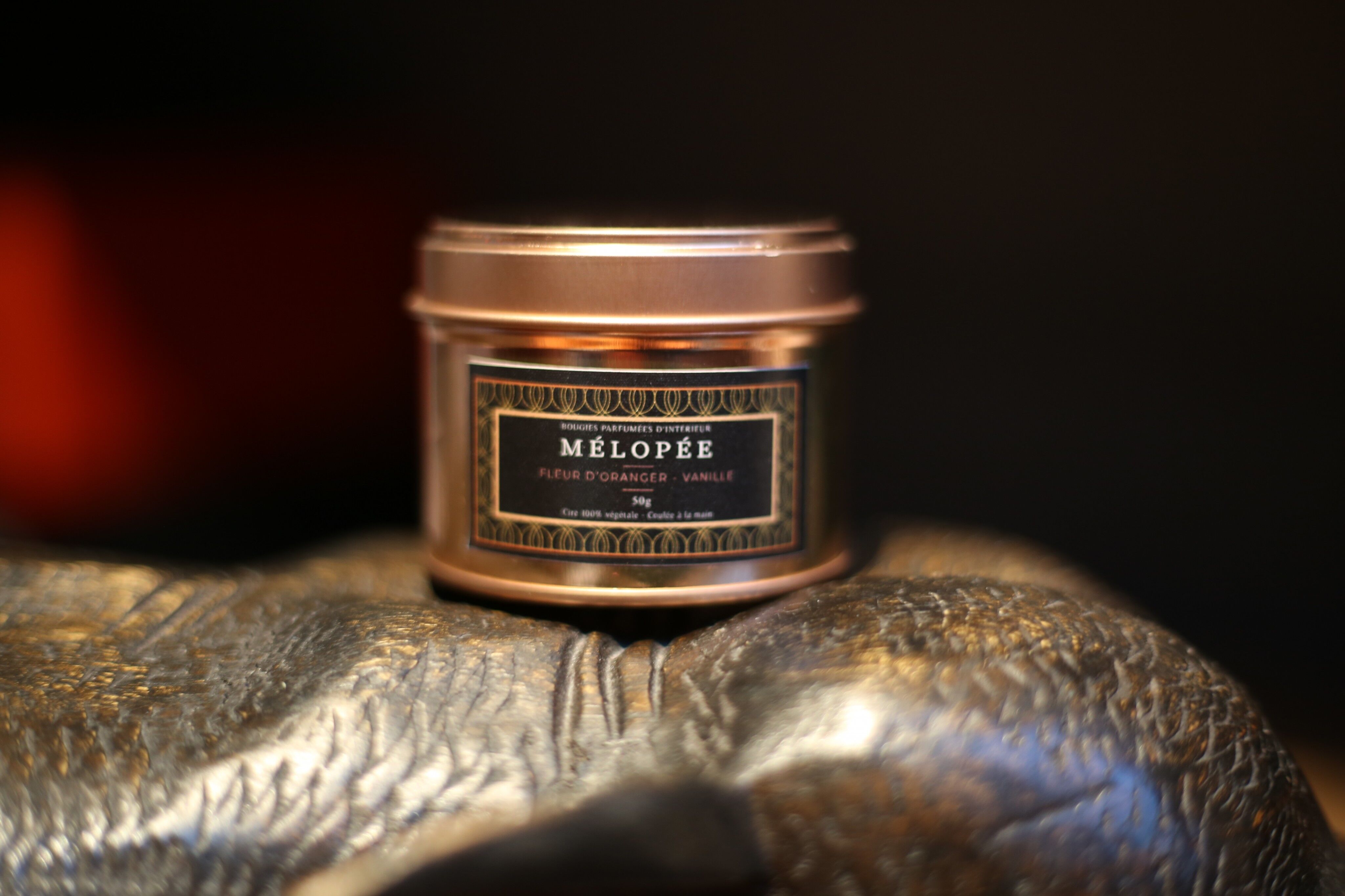 Candelina Fiori d'arancio, vaniglia e muschio