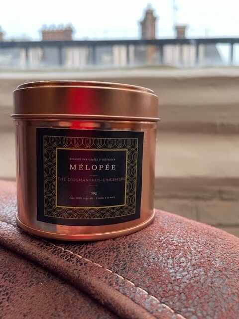 MELOPEE Tee, Hibiskusblüte und Ingwerkerze