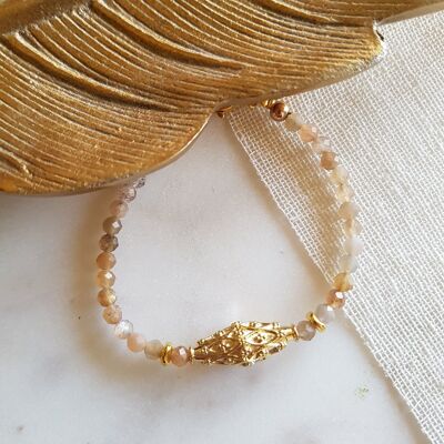 ORANGE MOONSTONE BRACELET - TALI