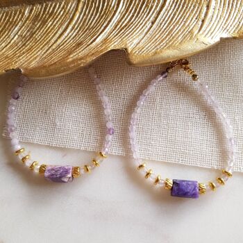 Bracelet Ametrine, Charoite - Sana 6