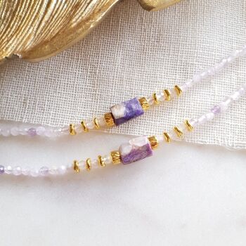 Bracelet Ametrine, Charoite - Sana 7